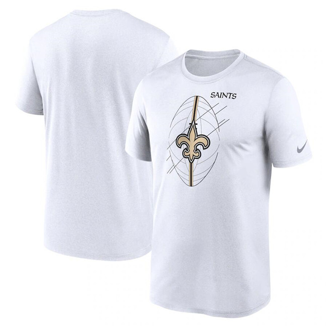 Men's New Orleans Saints White Legend Icon Performance T-Shirt